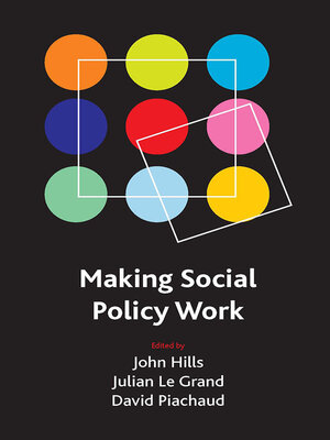 cover image of Making social policy work